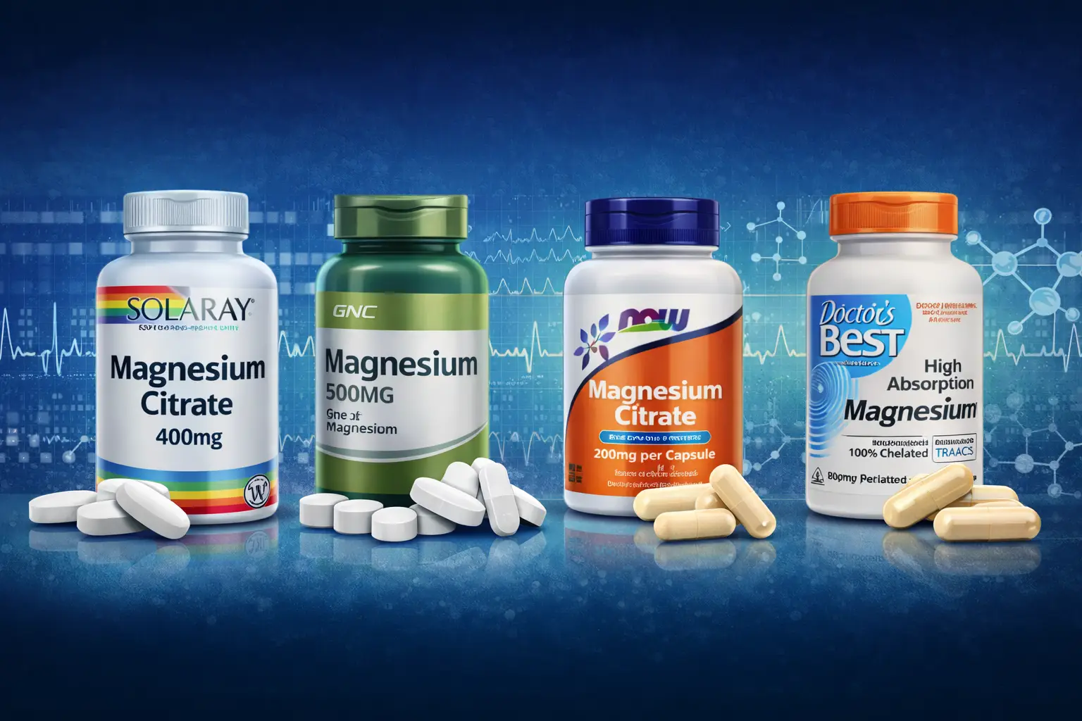 Image of magnesium bottles